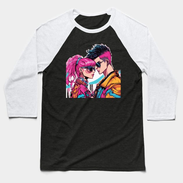 Y2K Fashion Baseball T-Shirt by animegirlnft